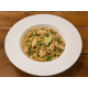 Mogyorós csirkés tagliatelle lime-mal, szójaszósszal és korianderrel